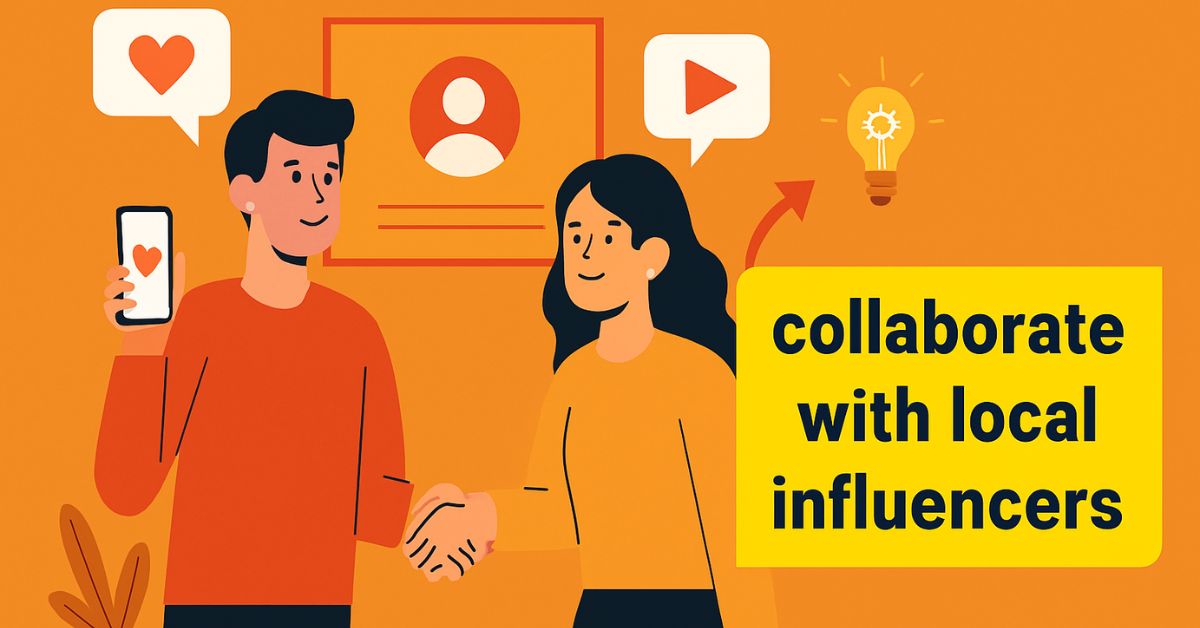 Digital Marketing Strategies For Coffee Shop's Business 5th strategie is collaborate with local influencers.